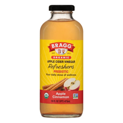 Bragg Vinegar Apple Cider Apple Cinnamon - 16 Fl. Oz.