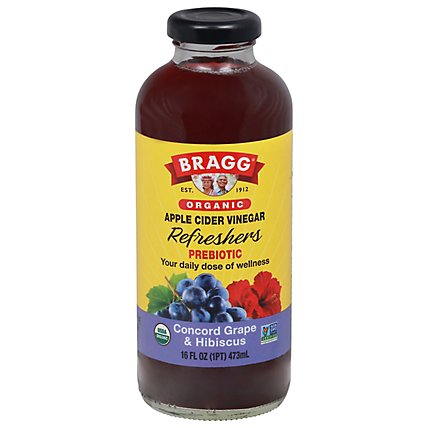 Bragg Vinegar Apple Cider Concord Grape Acai - 16 Fl. Oz. - Image 3