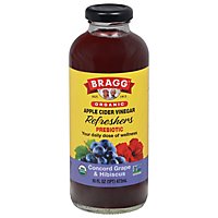 Bragg Vinegar Apple Cider Concord Grape Acai - 16 Fl. Oz. - Image 1