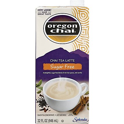Oregon Chai Chai Tea Latte Concentrate Sugar Free - 32 Fl. Oz. - Image 2