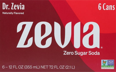 Zevia Zero Sugar Dr. Zevia Soda - 6-12 Fl. Oz. - Image 5