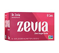 Zevia Zero Sugar Dr. Zevia Soda - 6-12 Fl. Oz.