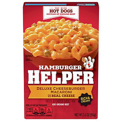 Betty Crocker Hamburger Helper Cheeseburger Macaroni Deluxe Box - 5.5 Oz - Image 3