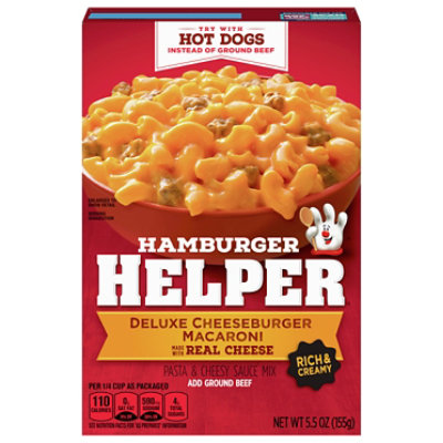 Betty Crocker Hamburger Helper Cheeseburger Macaroni Deluxe Box - 5.5 Oz