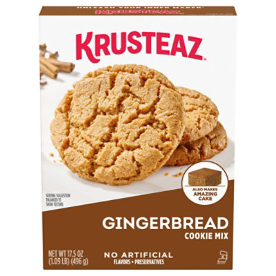 Krusteaz Cookie Mix Bakery Style Gingerbread - 17.5 Oz - Image 1