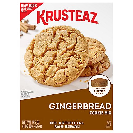 Krusteaz Cookie Mix Bakery Style Gingerbread - 17.5 Oz - Image 1