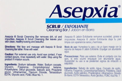 Asepxia Cleansing Bar Scrub - 3.52 Oz - Image 3