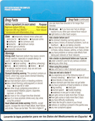 Flanax Pain Reliever Tablets In A Box - 24 Count - Image 3