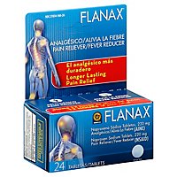 Flanax Pain Reliever Tablets In A Box - 24 Count - Image 1