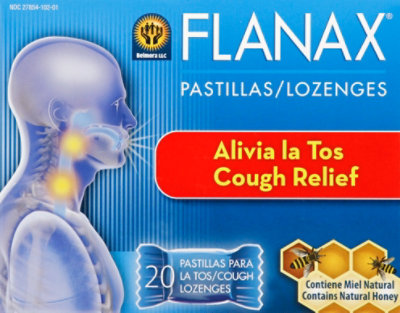 Flanax Cough Lozenges In A Box - 20 Count - Image 2