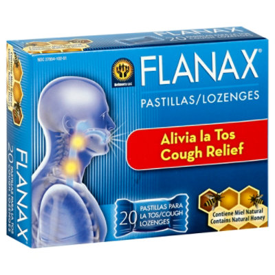 Flanax Cough Lozenges In A Box - 20 Count - Image 1