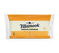 Tillamook Cheese Cheddar Medium Cheddar Sliced - 0.50 LB