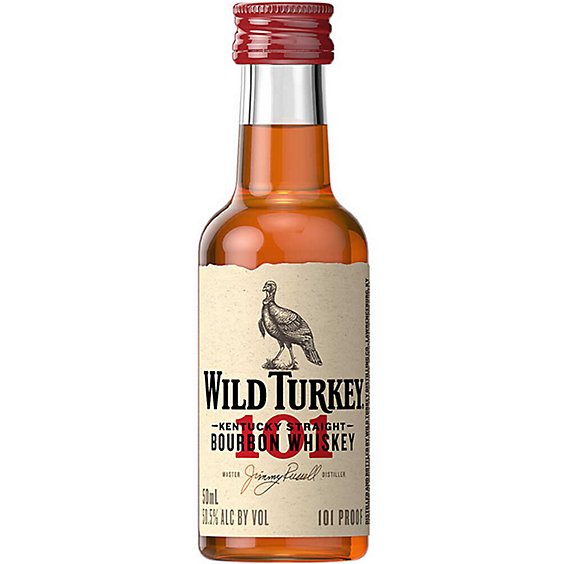 Wild Turkey Bourbon 101 Proof - 50 Ml