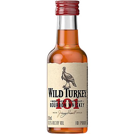 Wild Turkey Bourbon 101 Proof - 50 Ml - Image 1