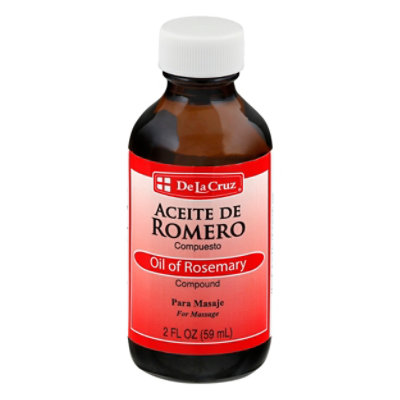 De La Cruz Aceite De Romero Rosemary Oil - 2 Fl. Oz. - Image 3