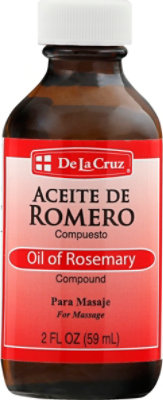 De La Cruz Aceite De Romero Rosemary Oil - 2 Fl. Oz. - Image 2