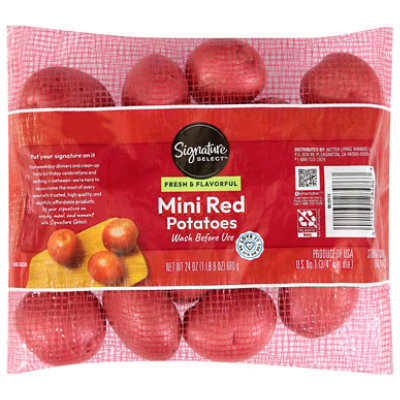 Signature SELECT/FARMS Baby Mini Red Potatoes - 1.5 Lb