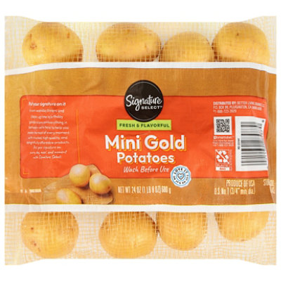 Signature SELECT/FARMS Mini Baby Gold Potatoes - 1.5 Lb