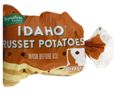 Russet Potatoes Whole Fresh, 5 lb Bag 