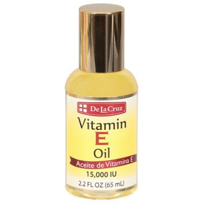 De La Cruz Vitamin E Oil - 2 Fl. Oz. - Image 2