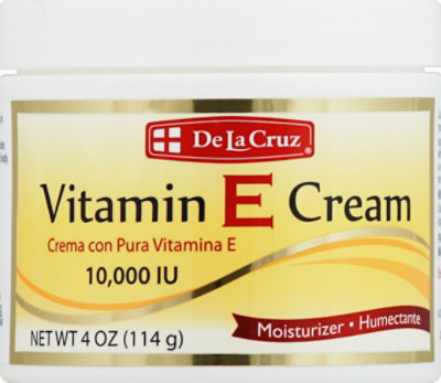 De La Cruz Vitamin E Cream - 4 Oz - Image 2