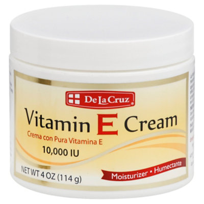 De La Cruz Vitamin E Cream - 4 Oz - Image 1