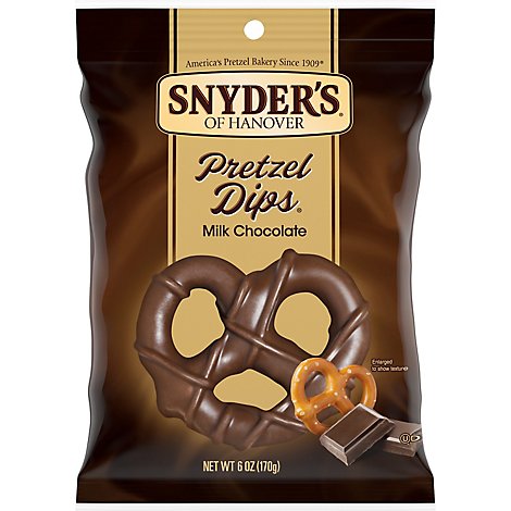 Snyders of Hanover Pretzel Dips Hersheys Milk Chocolate - 6 Oz