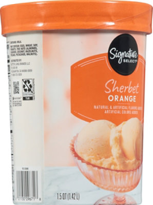 Signature SELECT Mandarin Orange Low Fat Sherbet - 1.5 Quart - Image 6