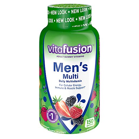 VitaFusion Vitamins Gummy Multivitamins Mens Daily Formula - 150 Count