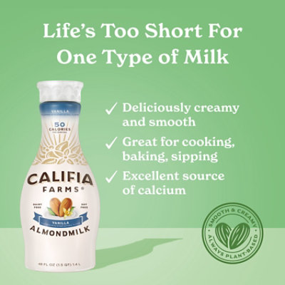 Califia Farms Vanilla Almond Milk - 48 Fl. Oz. - Image 2