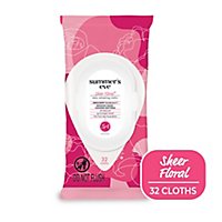 Summers Eve Cleansing Cloths Sheer Floral - 32 Count - Image 2