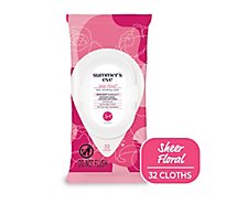 Summers Eve Cleansing Cloths Sheer Floral - 32 Count