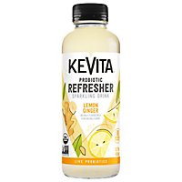 KeVita Sparkling Probiotic Drink Lemon Ginger - 15.2 Fl. Oz. - Image 3