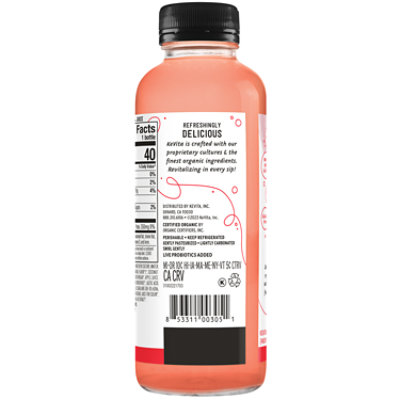 KeVita Sparkling Probiotic Drink Strawberry Acai Coconut - 15.2 Fl. Oz. - Image 5