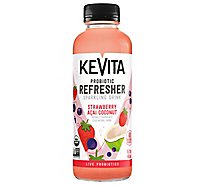 KeVita Sparkling Probiotic Drink Strawberry Acai Coconut - 15.2 Fl. Oz.