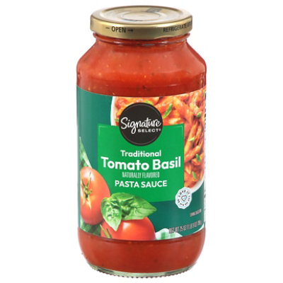 Signature SELECT Pasta Sauce Tomato Basil - 25 Oz - Image 2