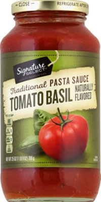 Signature SELECT Pasta Sauce Tomato Basil - 25 Oz - Image 2