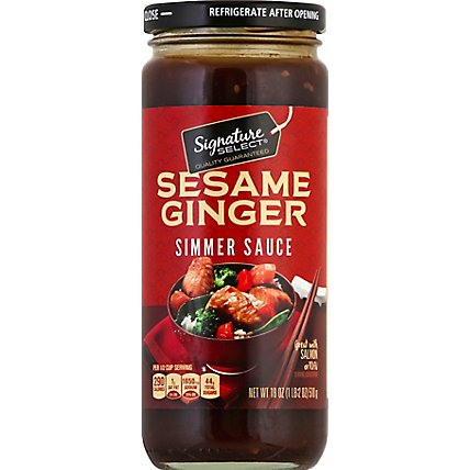 Signature SELECT Simmer Sauce Sesame Ginger Jar - 18 Oz - Image 2