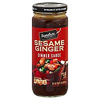Signature SELECT Simmer Sauce Sesame Ginger Jar - 18 Oz - Image 1