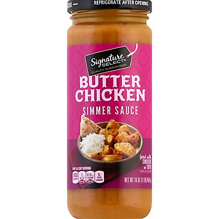 Signature SELECT Simmer Sauce Butter Chicken Jar - 16 Oz