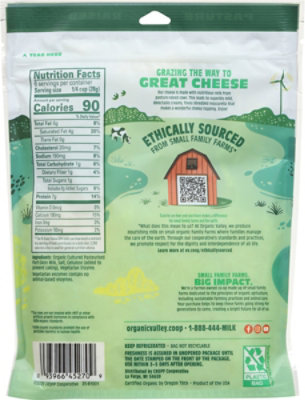 Organic Valley Cheese Organic Finely Shredded Mozzarella Low Moisture Part Skim - 6 Oz - Image 5