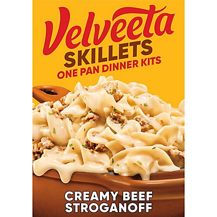 Velveeta Skillets Creamy Beef Stroganoff One Pan Dinner Kit Box - 11.6 Oz - Image 3