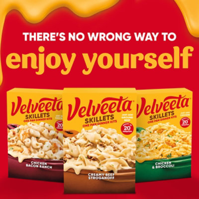 Velveeta Skillets Creamy Beef Stroganoff One Pan Dinner Kit Box - 11.6 Oz - Image 7