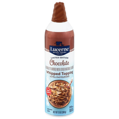 Lucerne Whipped Topping Chocolate Light - 13 Fl. Oz.