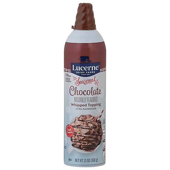 Lucerne Whipped Topping Chocolate Light - 13 Fl. Oz.