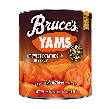 Bruces Yams in Syrup - 29 Oz - Image 1