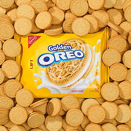 OREO Sandwich Cookies Golden - 14.3 Oz - Image 5