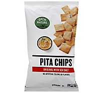 Open Nature Pita Chips Original With Sea Salt - 8 Oz