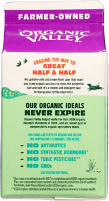 Organic Valley Half & Half Organic Ultra Pasteurized Pint - 16 Fl. Oz. - Image 6