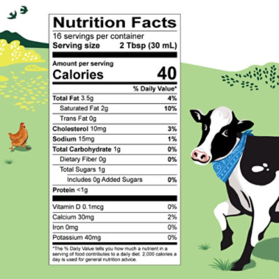 Organic Valley Half & Half Organic Ultra Pasteurized Pint - 16 Fl. Oz. - Image 5